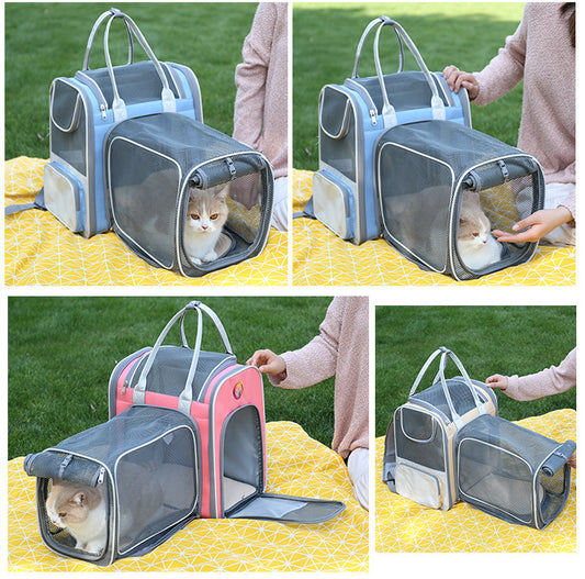Borsa Da Viaggio Espandibile Per Gatti Morbido