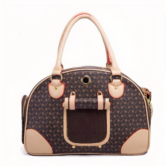 Borsa Elegante In Pelle Per Gatti Morbido