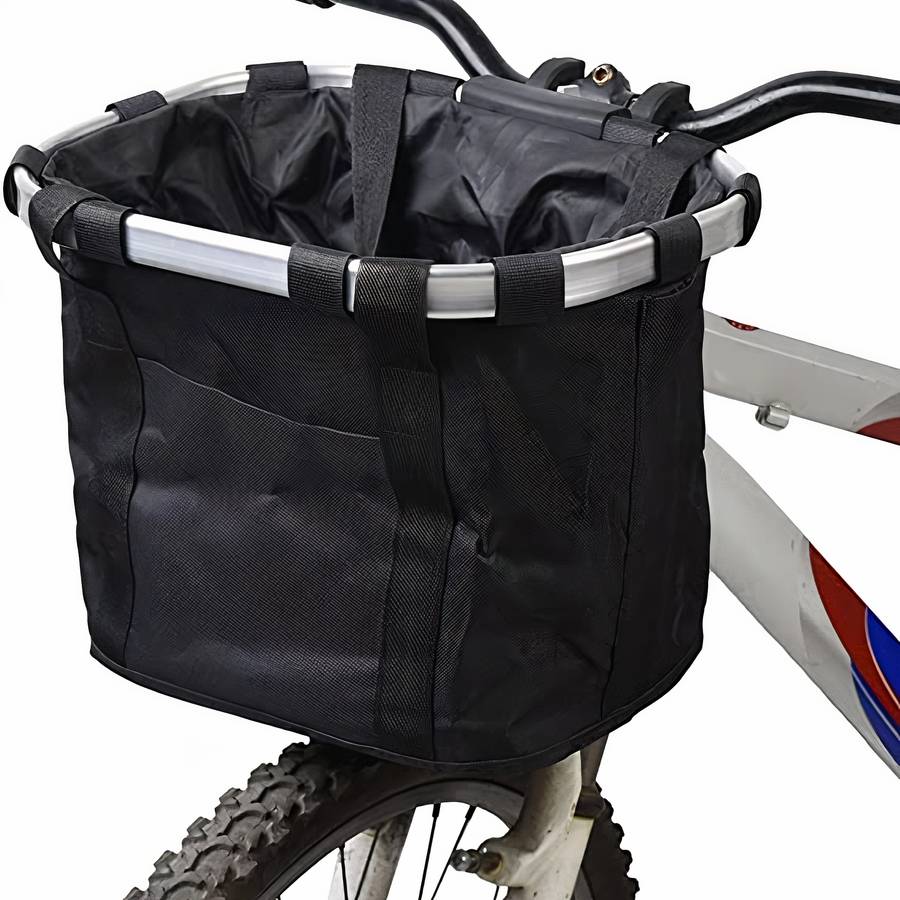 Cestino Bici Gatto Nero