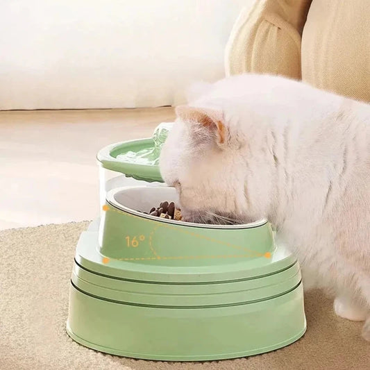Fontanella Gatto Acciaio Per Gatti