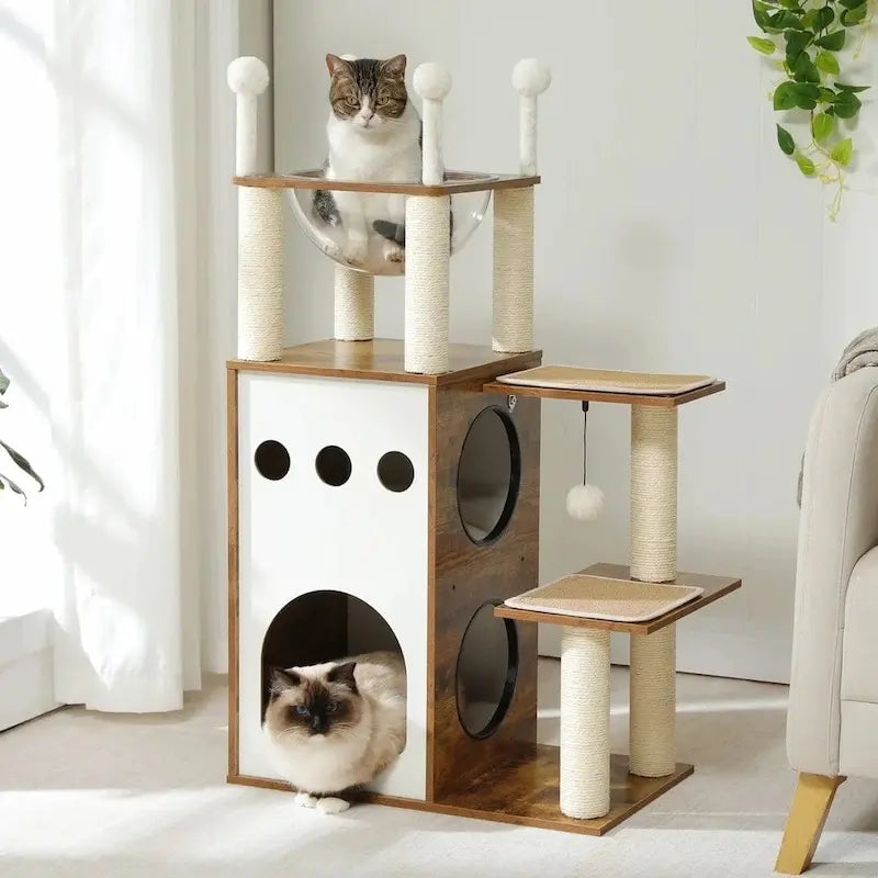 Tiragraffi In Legno Per Gattini Design Moderno