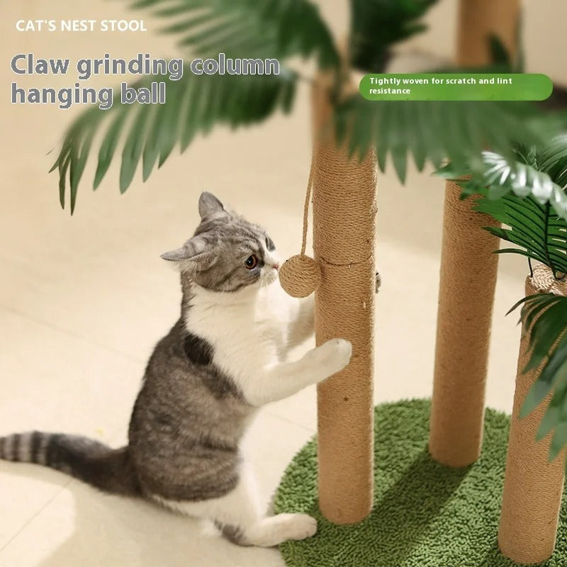 Alberi Per Gatti In Legno A Soffitto