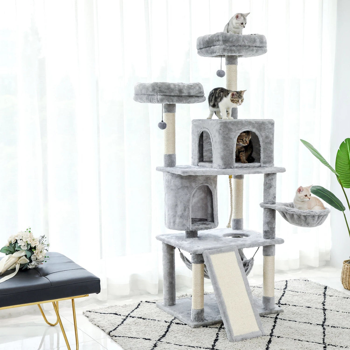 Albero Per Gatti Da Interno In Legno