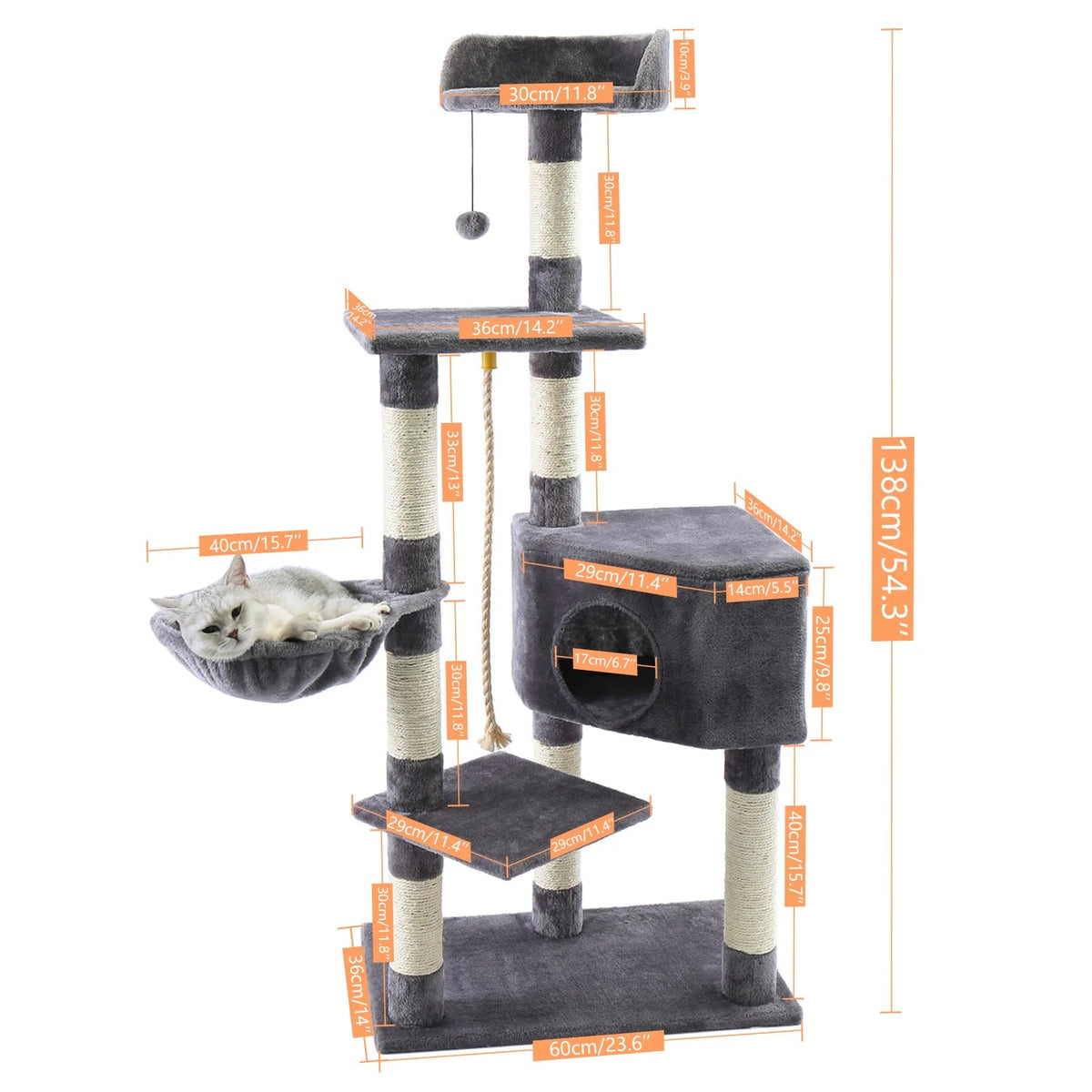 Albero Per Gatti Da Interno Salvaspazio