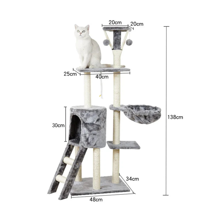 Albero Tiragraffi Per Gatto A Soffitto