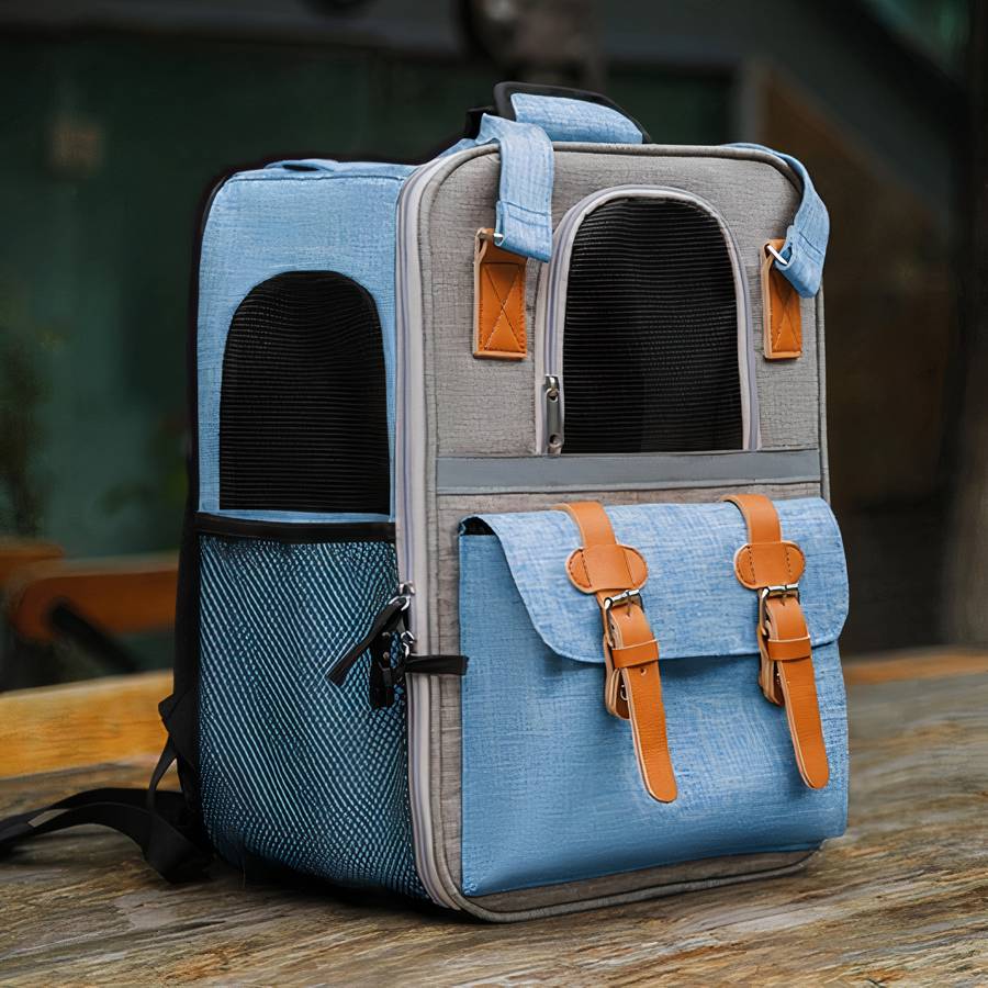 Borsa Capiente Per Gatti Blu