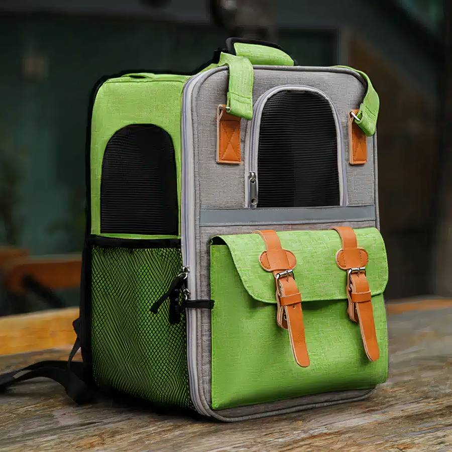 Borsa Capiente Per Gatti Verde