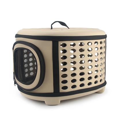 Borsa Traspirante Aerata Per Gatti Beige