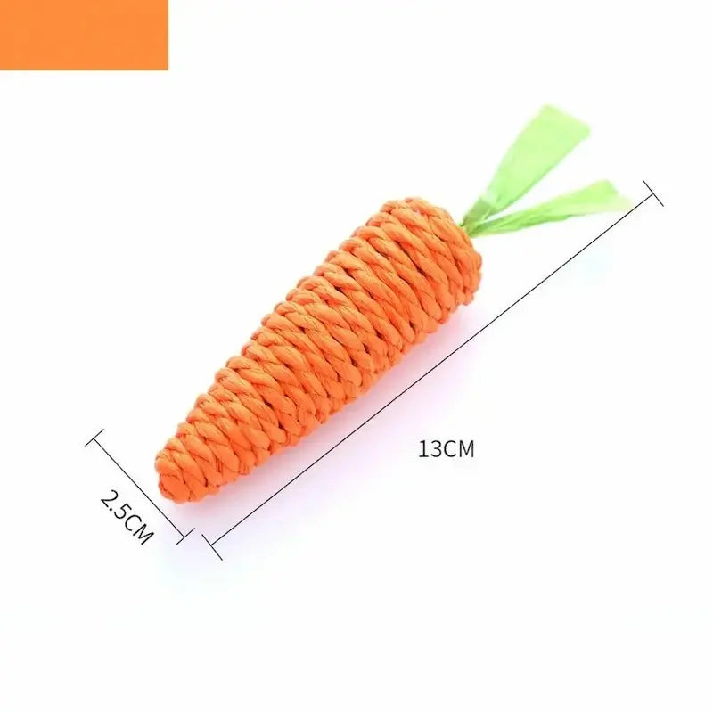 Carota Giocattolo Per Gatti Resistente