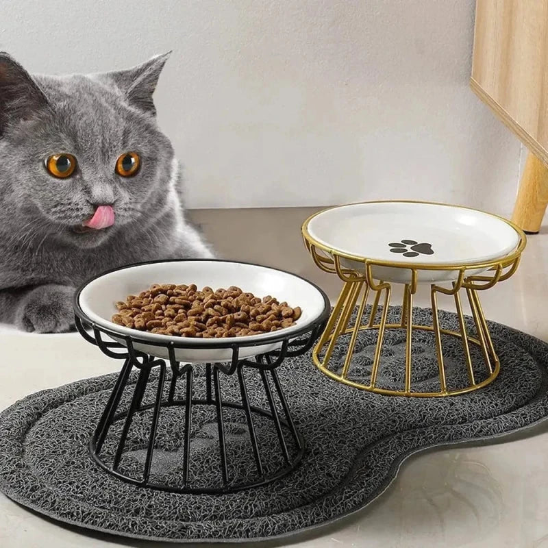 Ciotole Per Gatti Rialzate In Ceramica