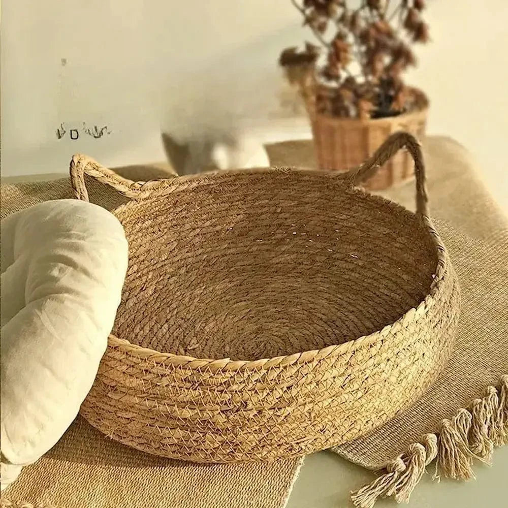 Cuccia In Vimini Calda