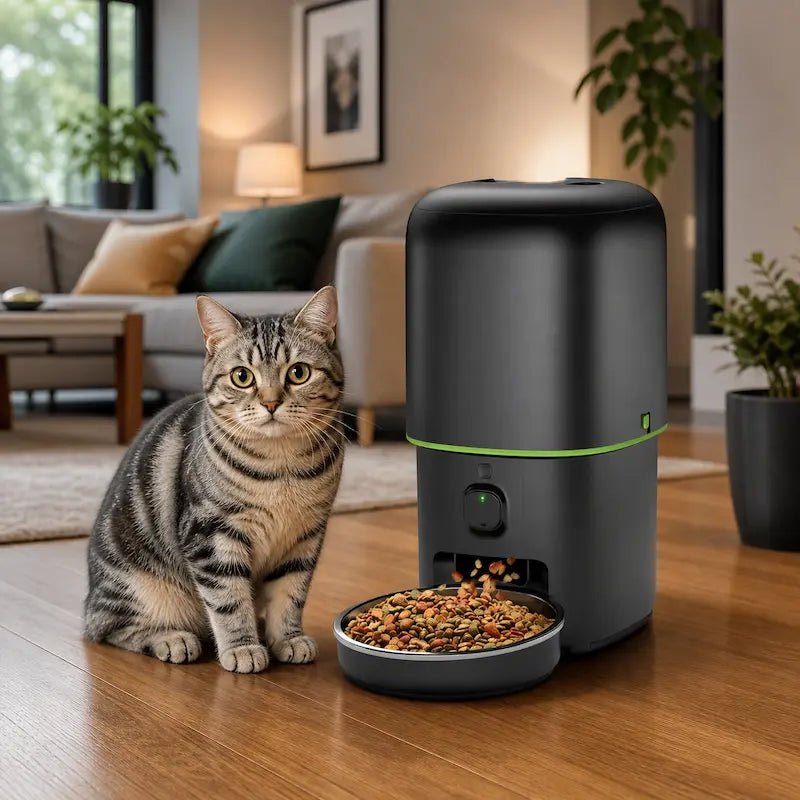 Distributore Automatico Cibo Gatti Con Telecamera