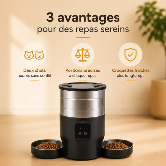Distributore Automatico Cibo Per Gatti In Ceramica