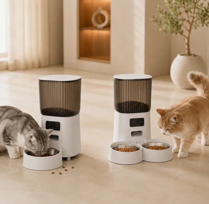 Distributore Cibo Gatti Con Telecamera