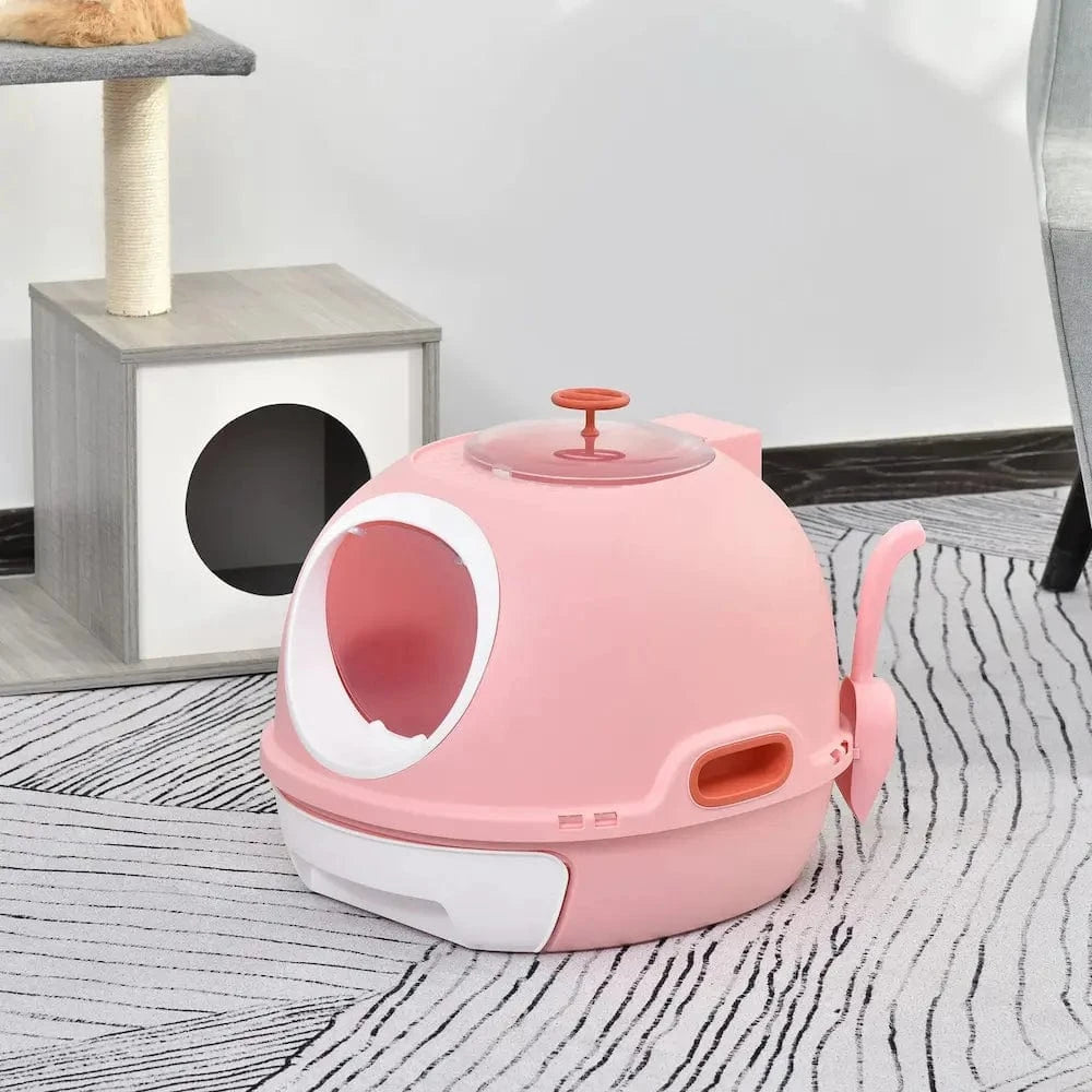 Lettiera Chiusa Con Cassetto Autopulente