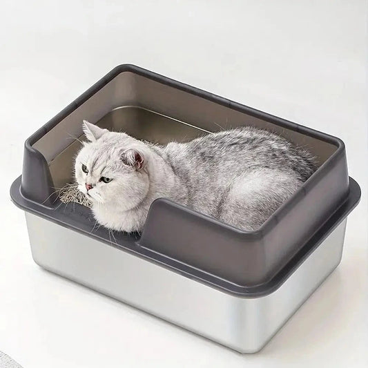 Lettiera In Acciaio Inox Per Gatti