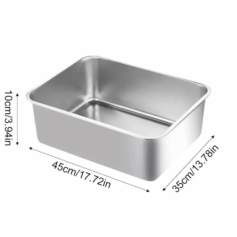 Lettiera Inox Per Gatti Salvaspazio