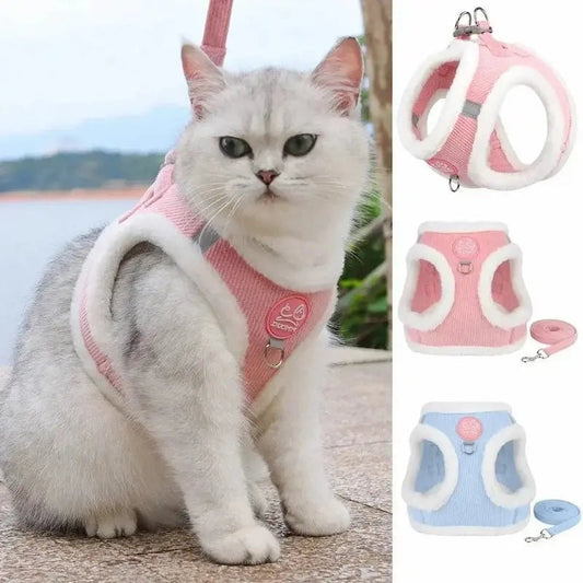 Pettorina In Pelliccia Per Gatti