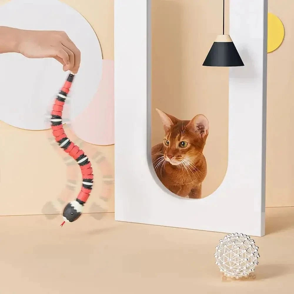 Serpente Giocattolo Per Gatti Anti Noia