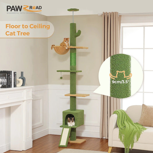 Tiragraffi Cactus A Soffitto Per Gatti Grandi