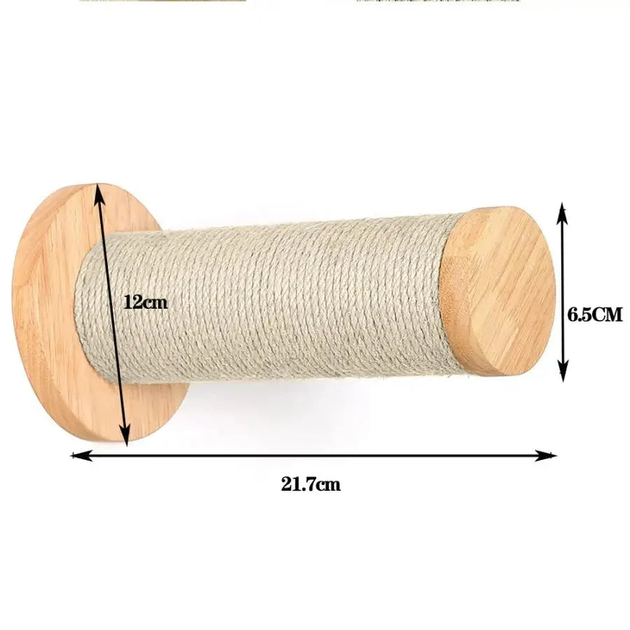 Tiragraffi Da Parete In Legno Con Amaca Confortevole