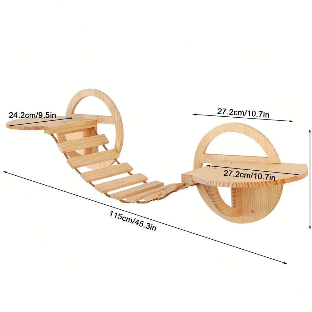 Tiragraffi Da Parete In Legno Con Amaca Design Moderno
