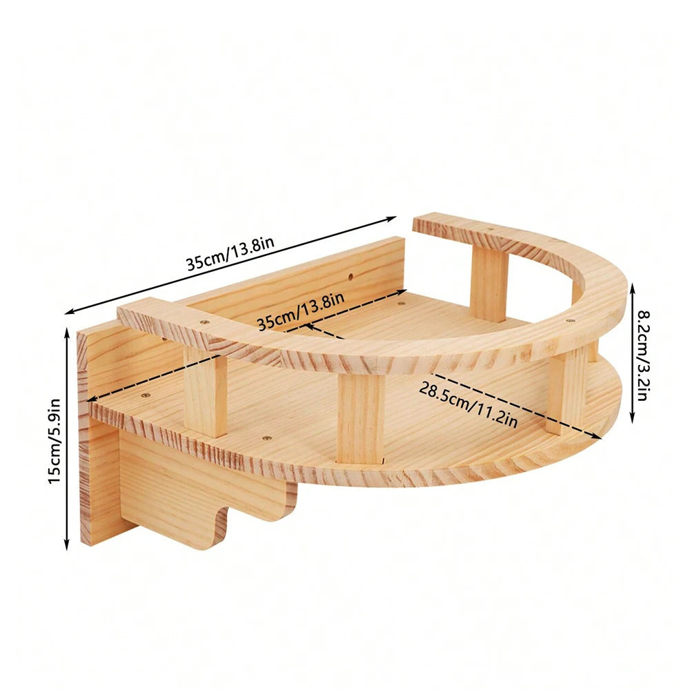Tiragraffi Da Parete In Legno Elegante