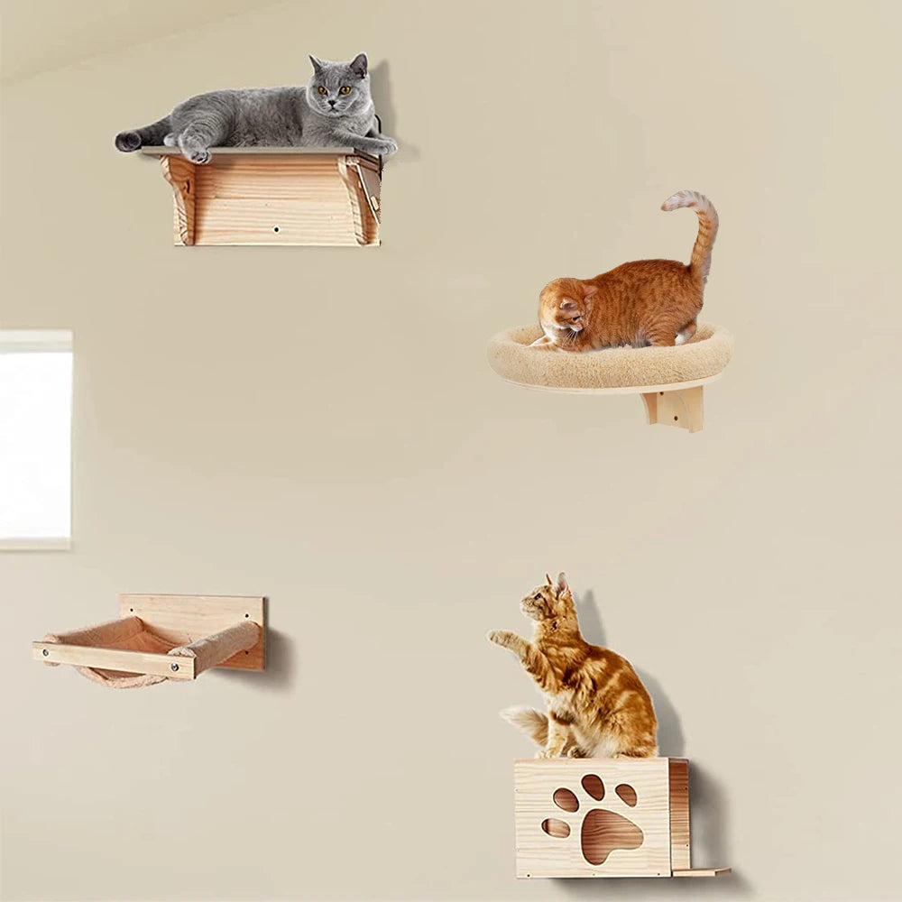 Tiragraffi Da Parete In Legno Per Gatti Grandi Salvaspazio