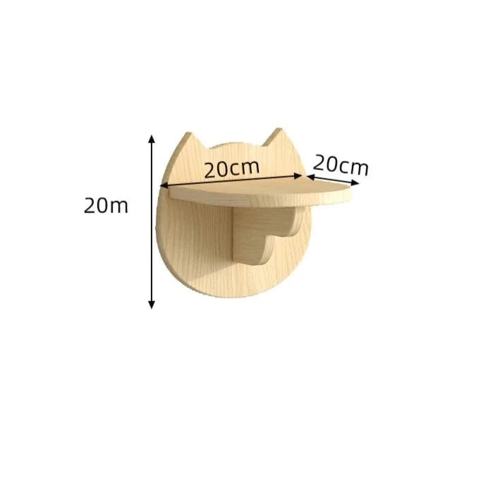 Tiragraffi Da Parete In Legno Per Gattini Di Design Confortevole