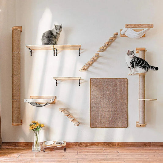 Tiragraffi Da Parete In Legno Per Gattini Di Design Per Gatti