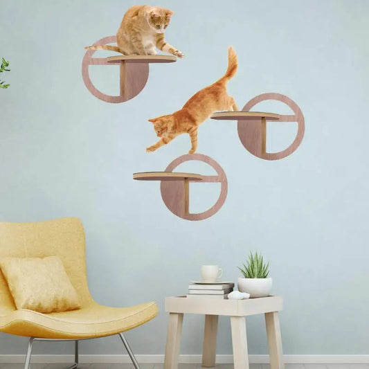Tiragraffi Da Parete In Legno Per Gattini Moderno In Sisal