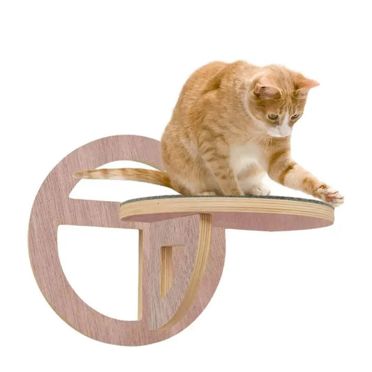 Tiragraffi Da Parete In Legno Per Gattini Moderno