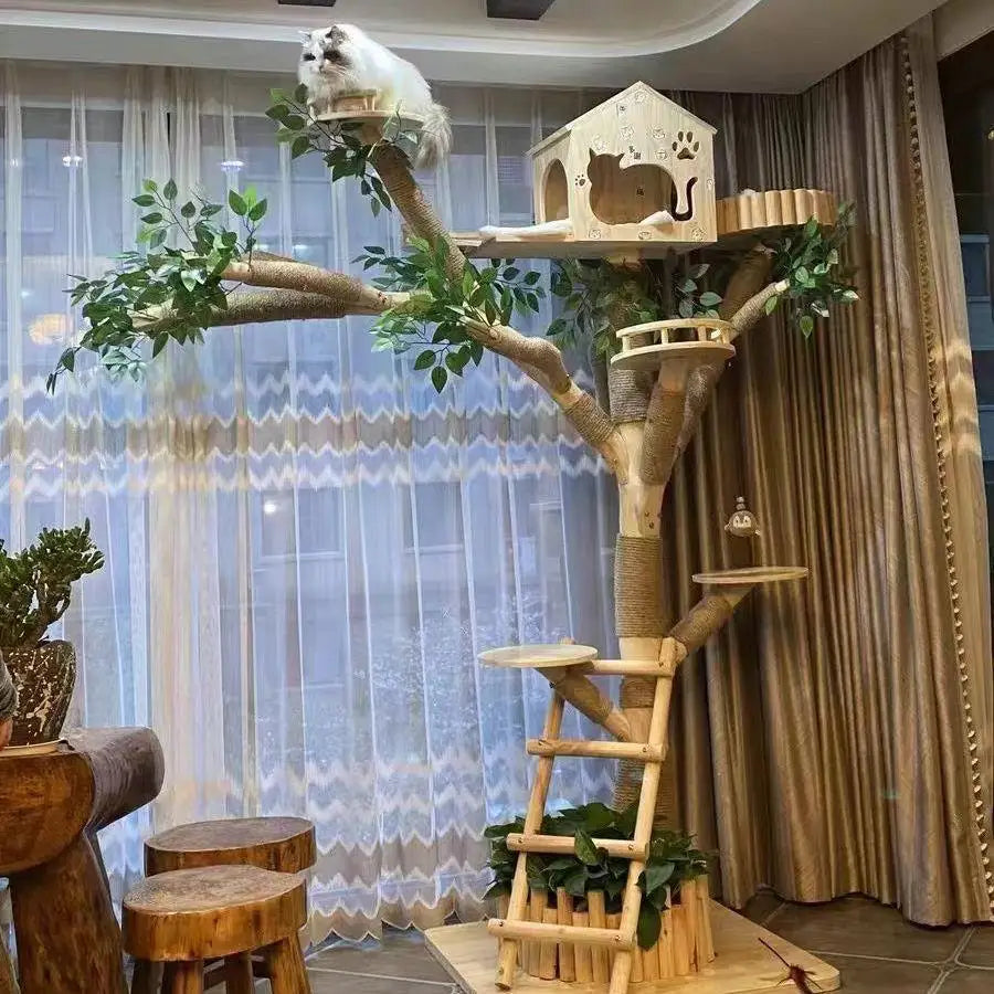 Tiragraffi In Legno Per Gatti Grandi In Sisal