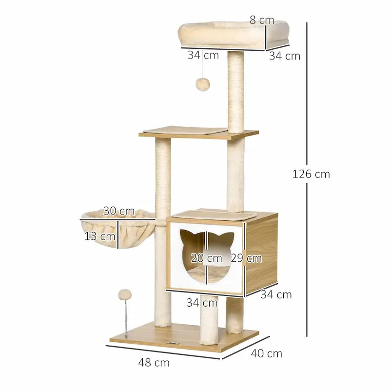 Tiragraffi In Legno Per Maine Coon Resistente