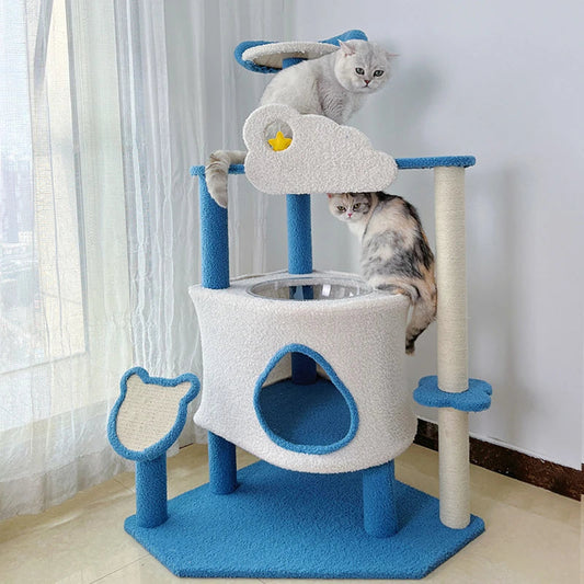 Tiragraffi Nuvola Blu Per Gatti