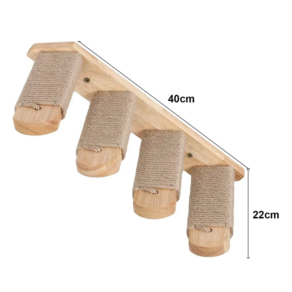 Tiragraffi Nuvola Da Parete In Legno Resistente