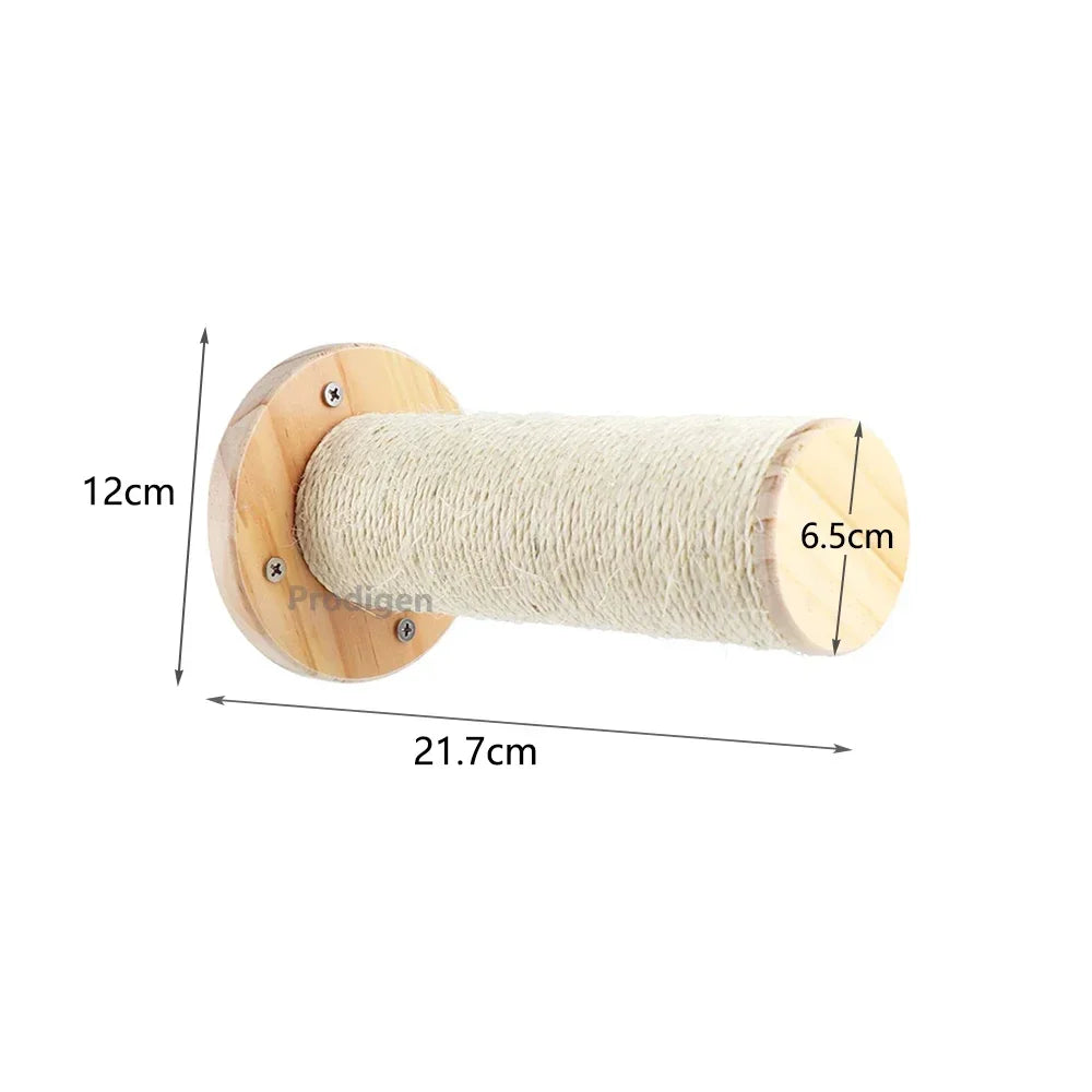 Tiragraffi Nuvola Da Parete In Legno Robusto
