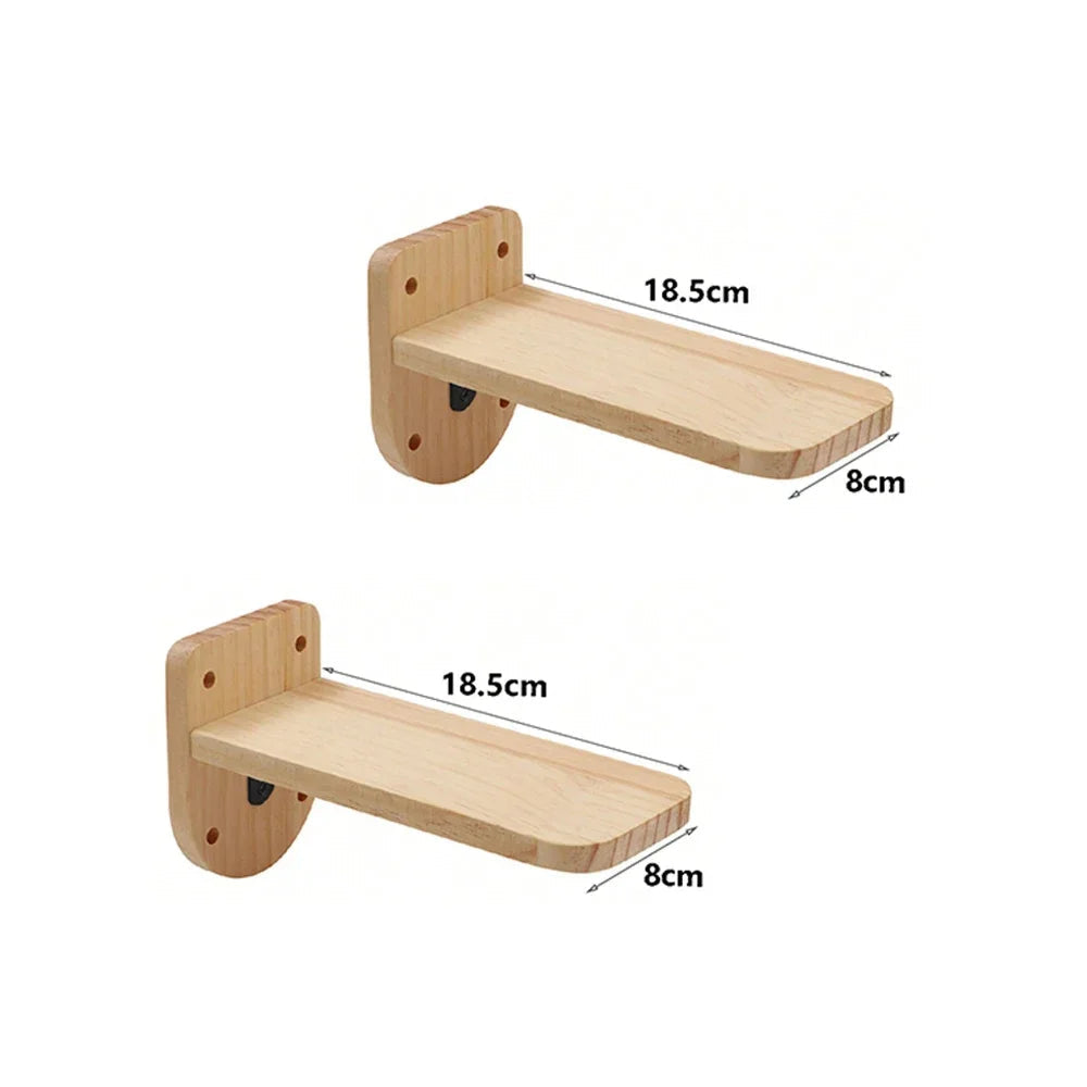 Tiragraffi Nuvola Da Parete In Legno Stabile