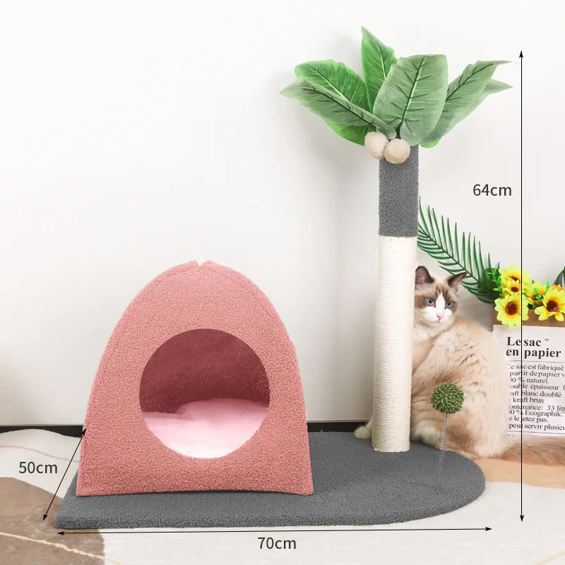 Tiragraffi Palma In Sisal Con Cuccia