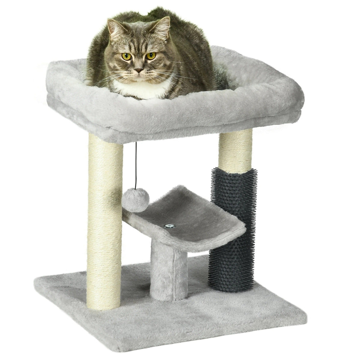 Tiragraffi Per Gattini Con Tunnel Grigio In Sisal