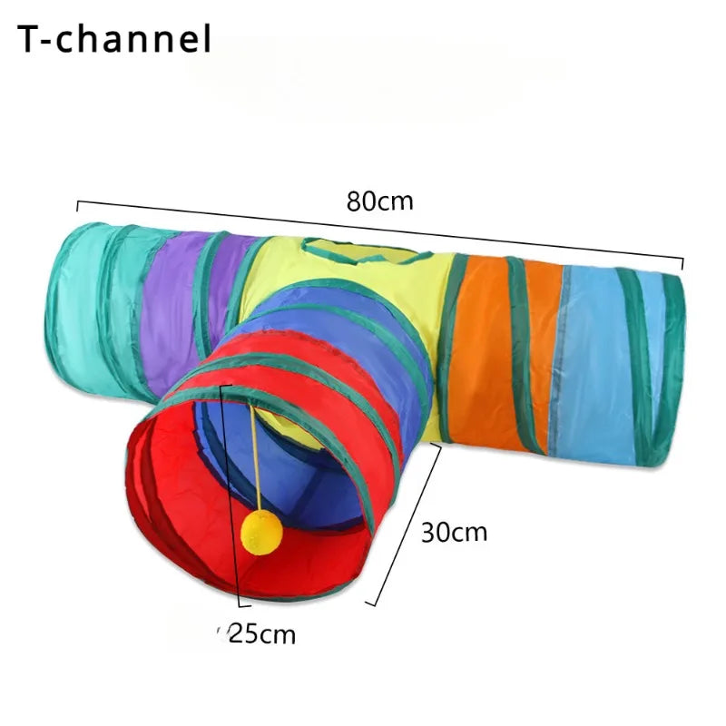 Tiragraffi Per Gattini Con Tunnel Resistente